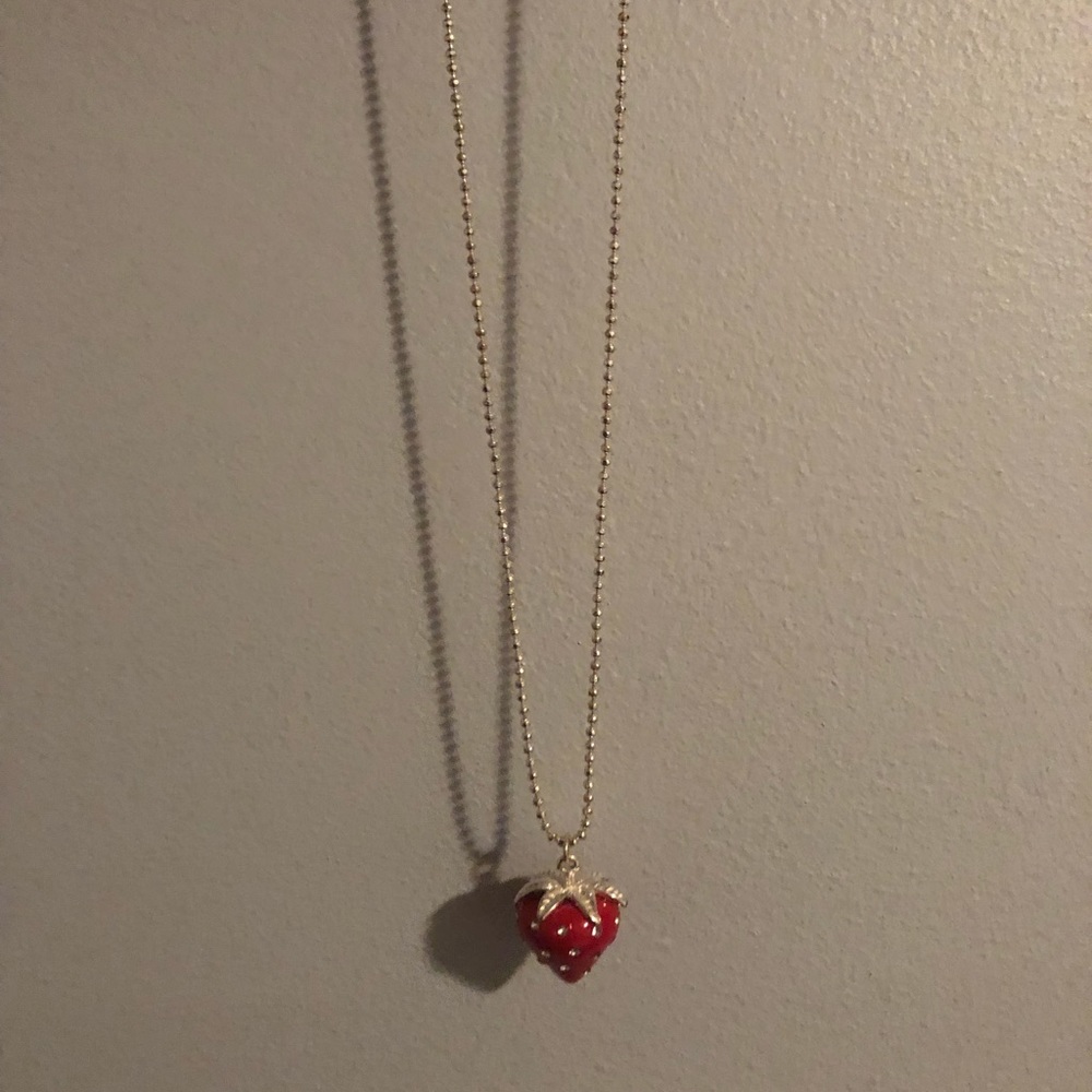 Strawberry necklace